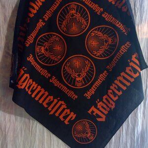 Jägermeister Handkerchief - Black with Orange Lettering Lot of 4